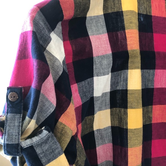 💛💙Poetry Brand Plaided Dress Shirt 100 Cotton💙 - Picture 7 of 14